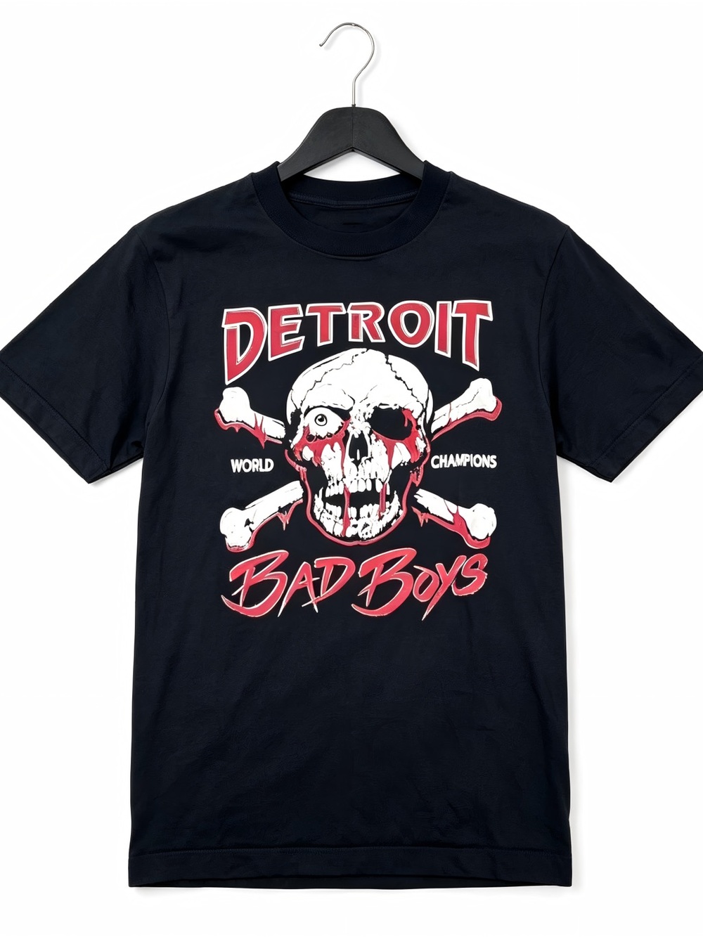 Detroit Pistons Bad Boys 1989 Champions Retro Graphic Womens Mens T-shirt Unisex